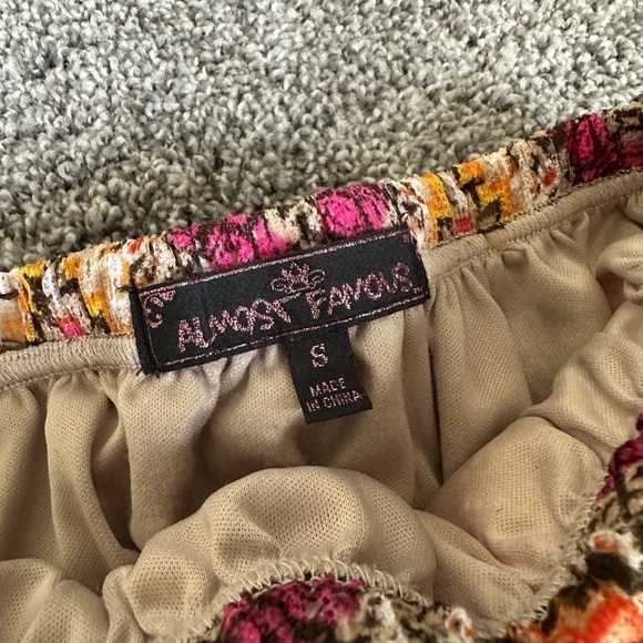 Almost Famous Strapless Mini Skirt - Picture 4 of 4